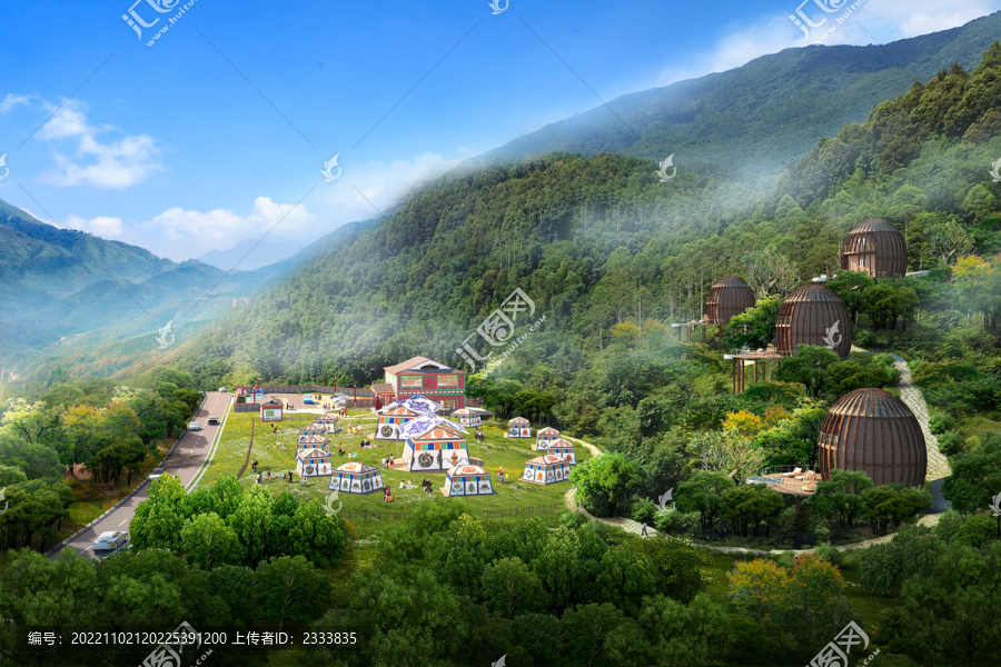 帳篷效果圖