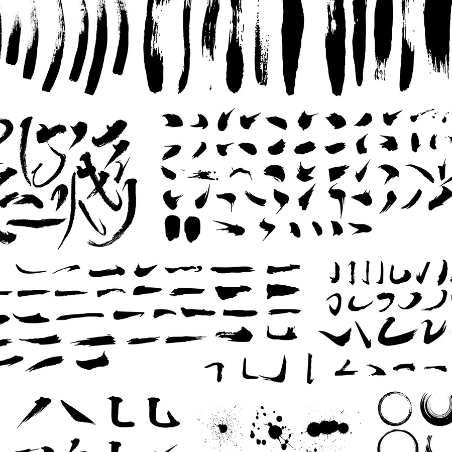 書(shū)法筆觸大全