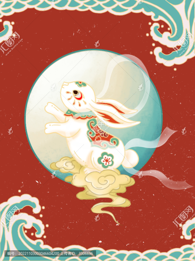 國(guó)潮兔年年畫(huà)