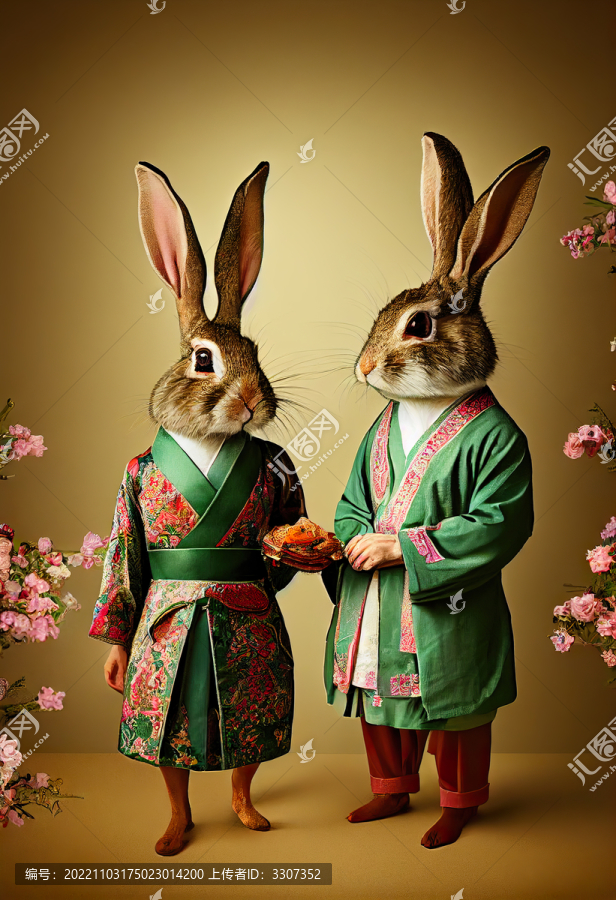 中國傳統(tǒng)服裝兔子站