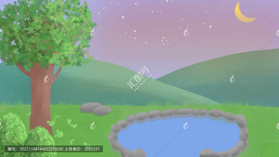安靜的夜晚