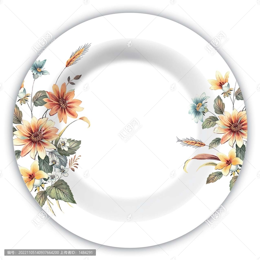餐具花面