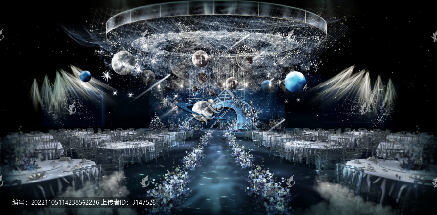 星空婚禮效果圖