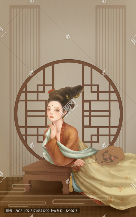 仕女圖