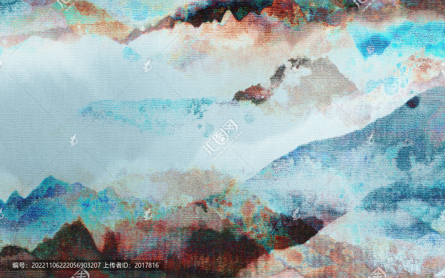 抽象時(shí)尚意境山水