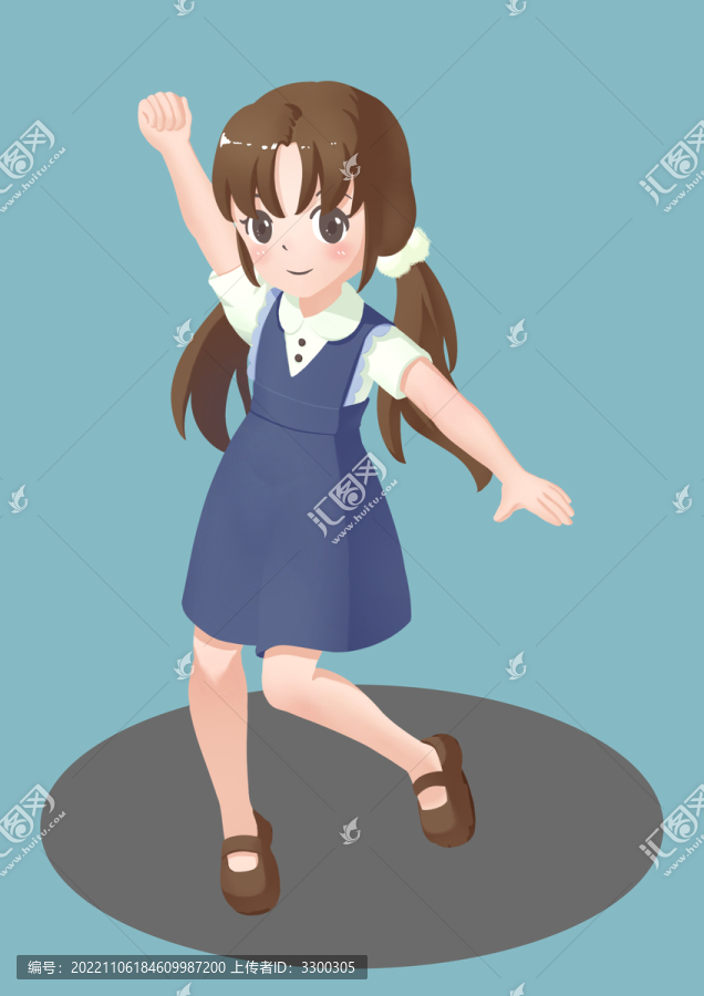 活潑小女孩