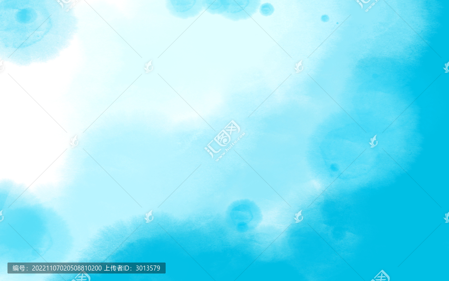 清新水彩水墨暈染抽象筆刷背景