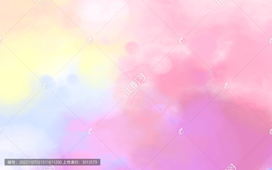 絢麗水彩水墨暈染抽象筆刷背景