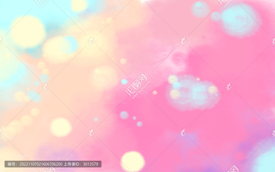 炫彩水彩水墨暈染抽象筆刷背景