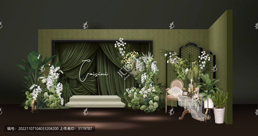 GUCCI風(fēng)合影區(qū)
