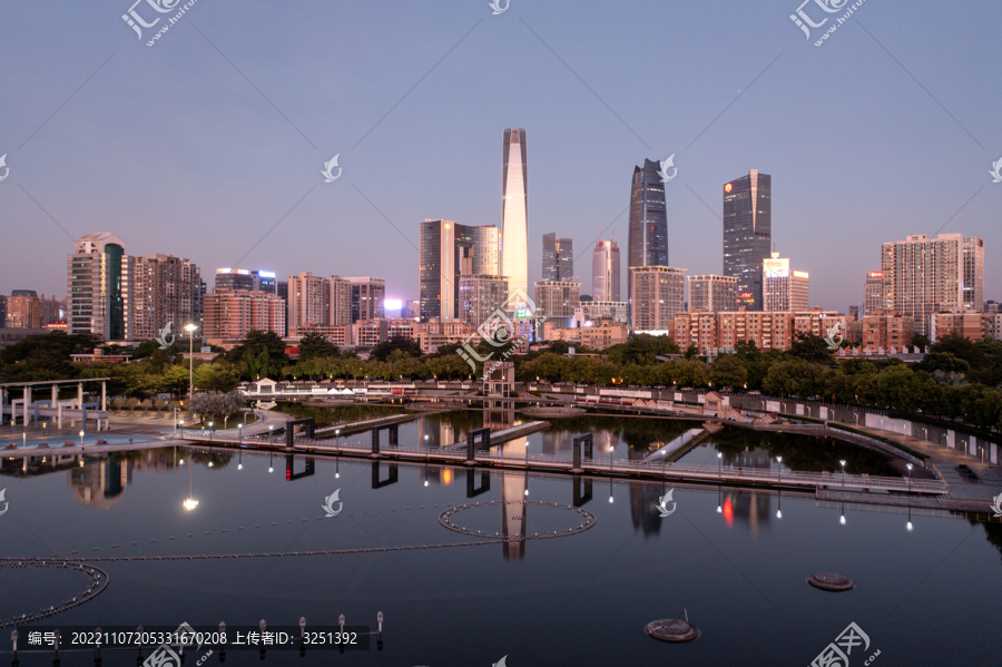 东莞南城CBD夜景