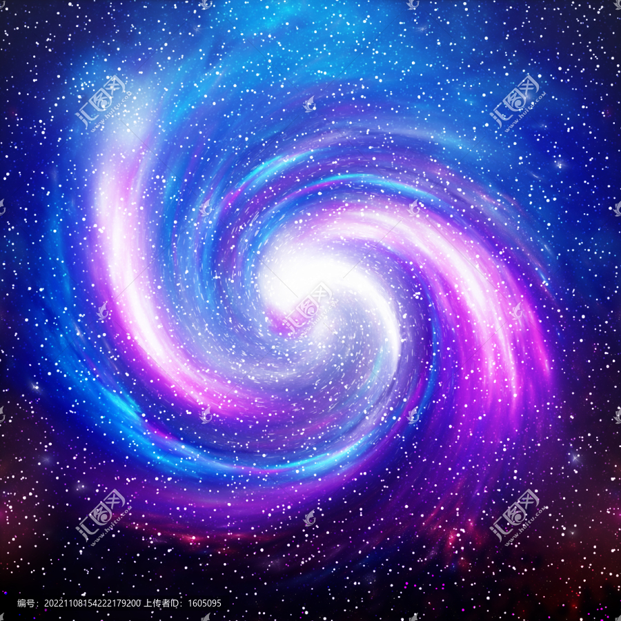 絢麗唯美星空旋渦