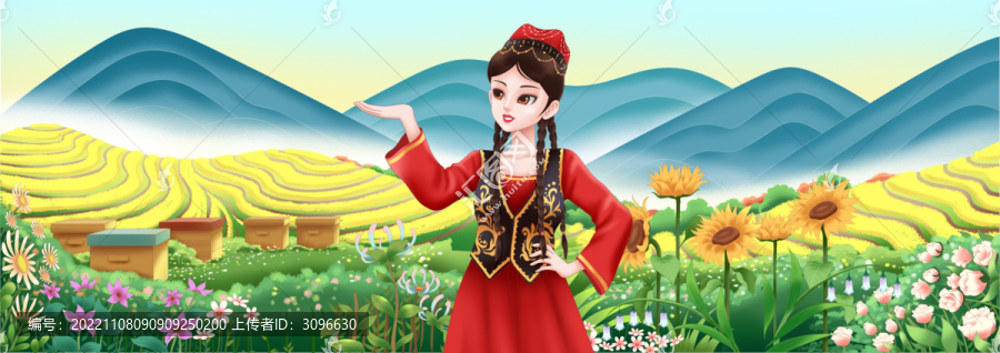 新疆天山特產(chǎn)油菜蜂蜜