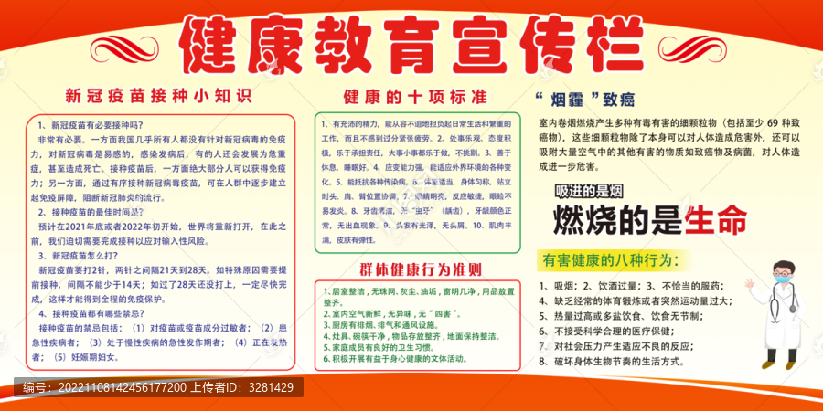 健康教育宣傳欄