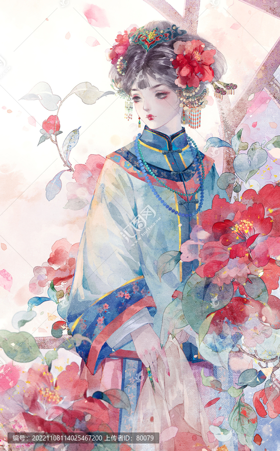 茶花美人