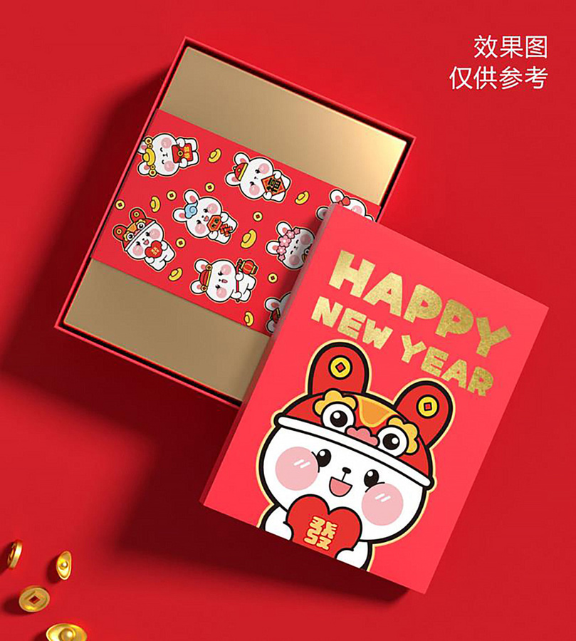 可愛(ài)兔年矢量ip卡通形象