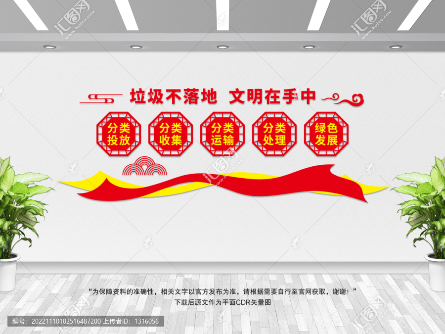 垃圾分類文化墻