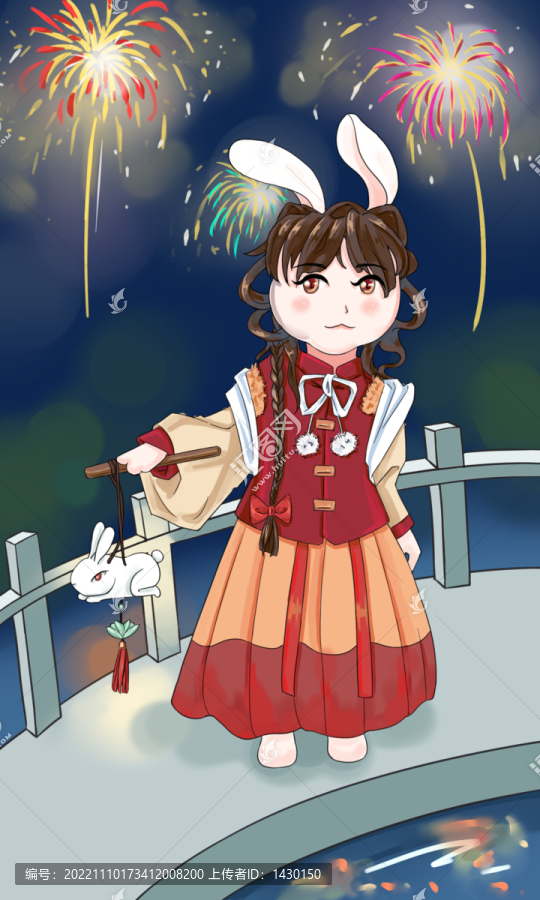 節(jié)日小兔