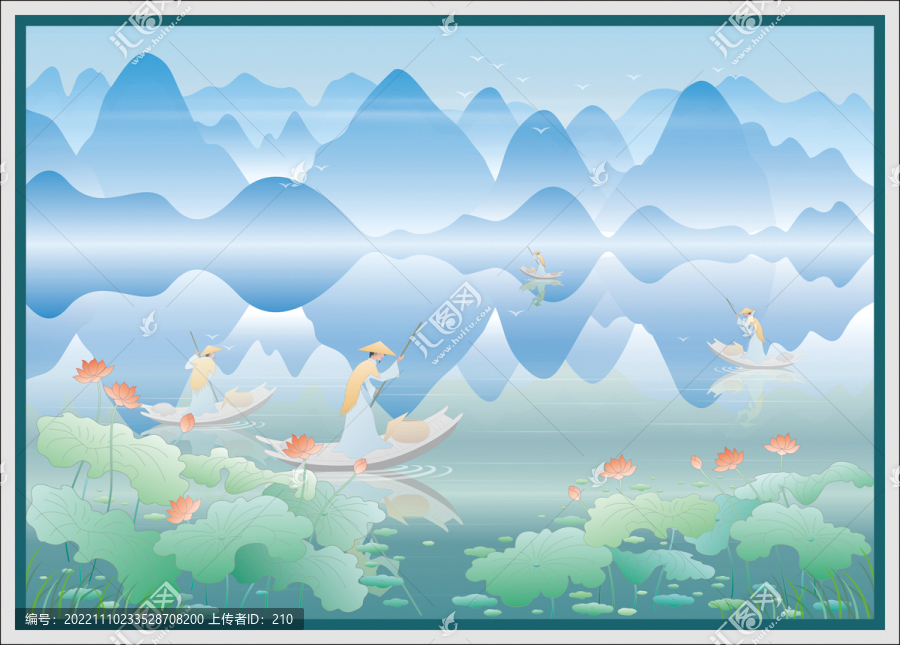 水墨風(fēng)景畫