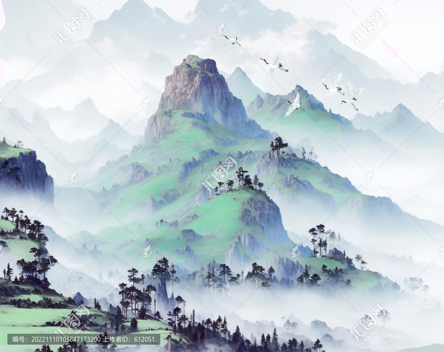 鶴山水