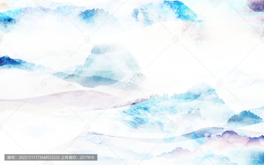 水墨大理石