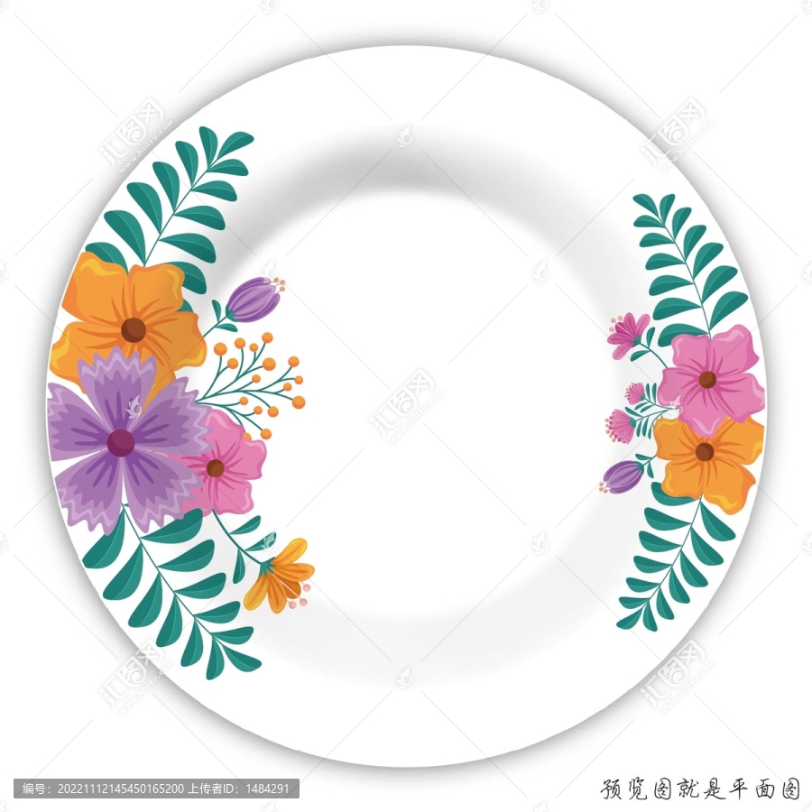 餐具花面