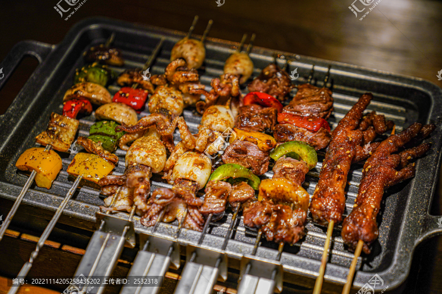 烧烤肉串烤羊肉串串