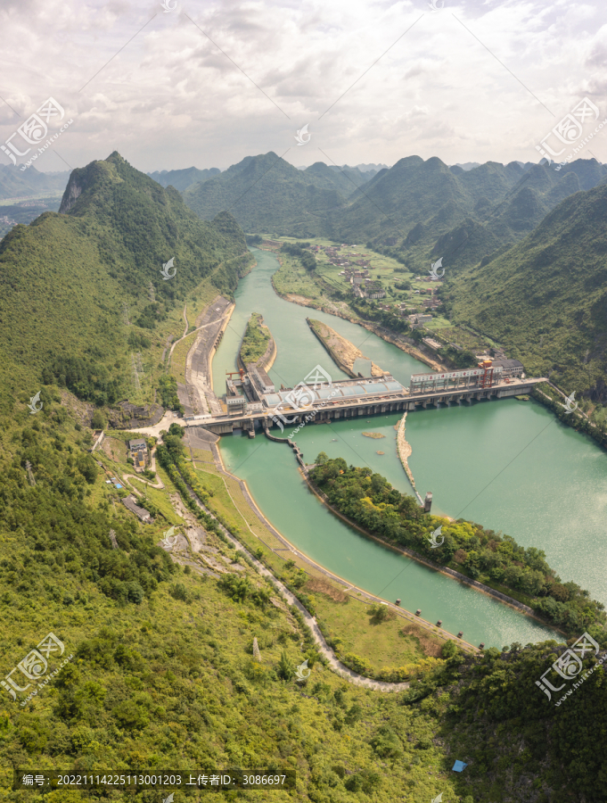 红水河来宾忻城乐滩电站