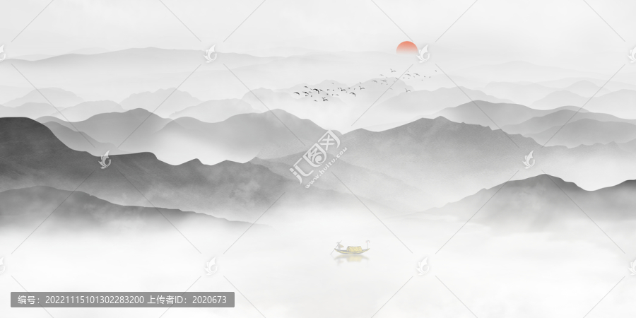 新中式山水畫(huà)