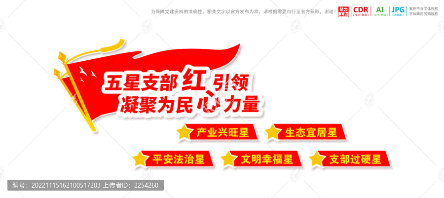 五星黨支部樓梯文化墻