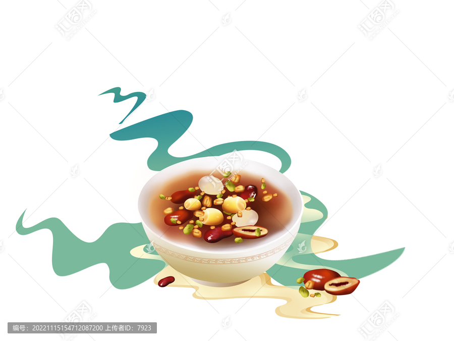 國潮臘八節(jié)元素