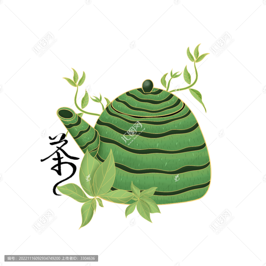 茶葉茶壺包裝海報(bào)電商