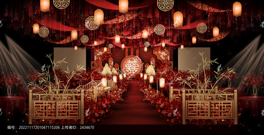 中式婚礼仪式区