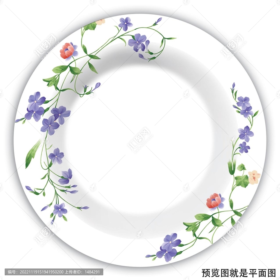 餐具花面