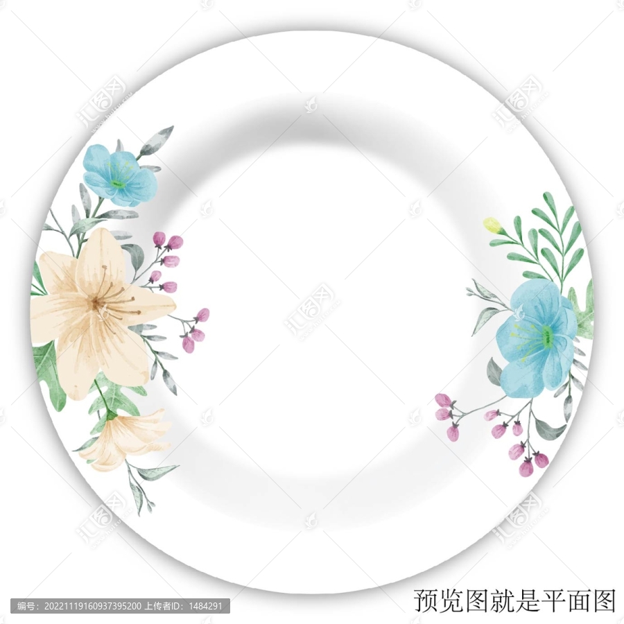 餐具花面
