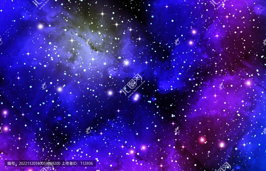 藍(lán)紫色星空背景