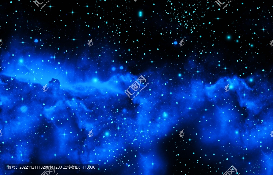 藍(lán)色星空?qǐng)D
