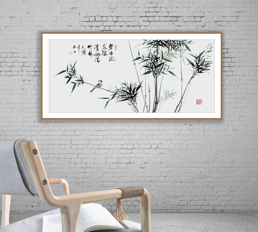 水墨竹子