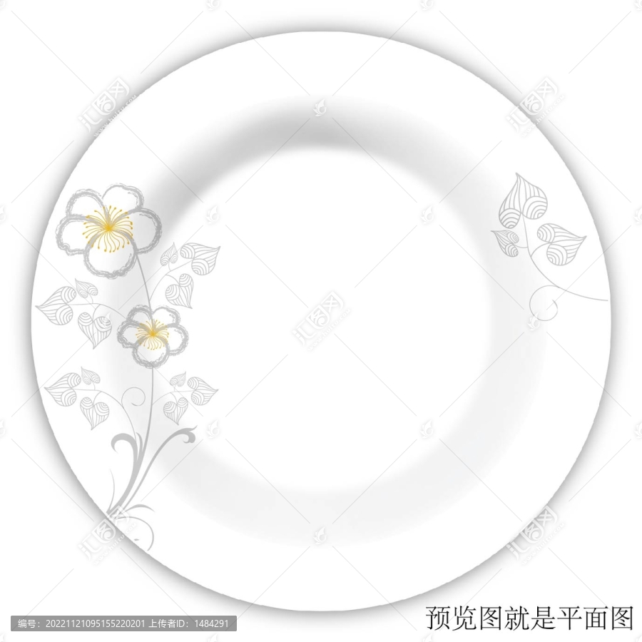 餐具花面