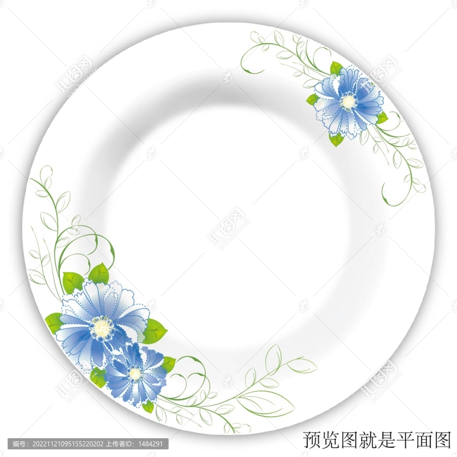 餐具花面