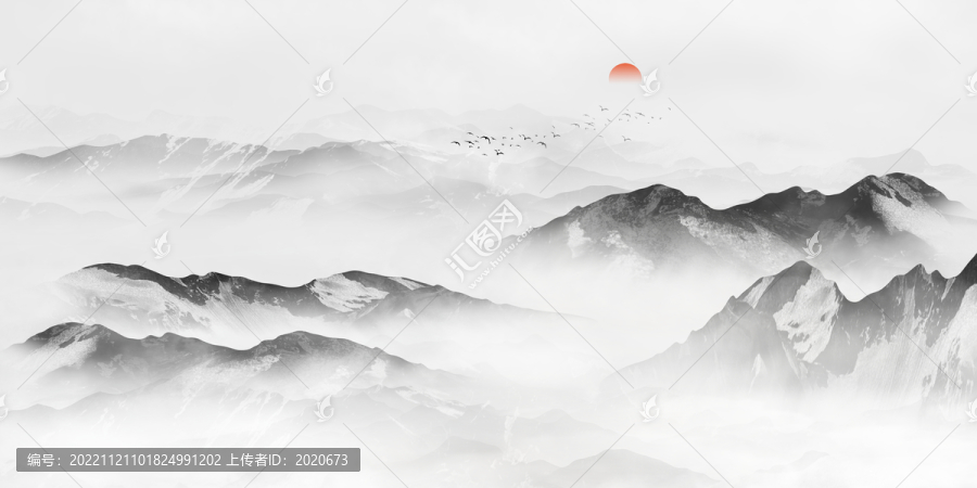 中式水墨畫