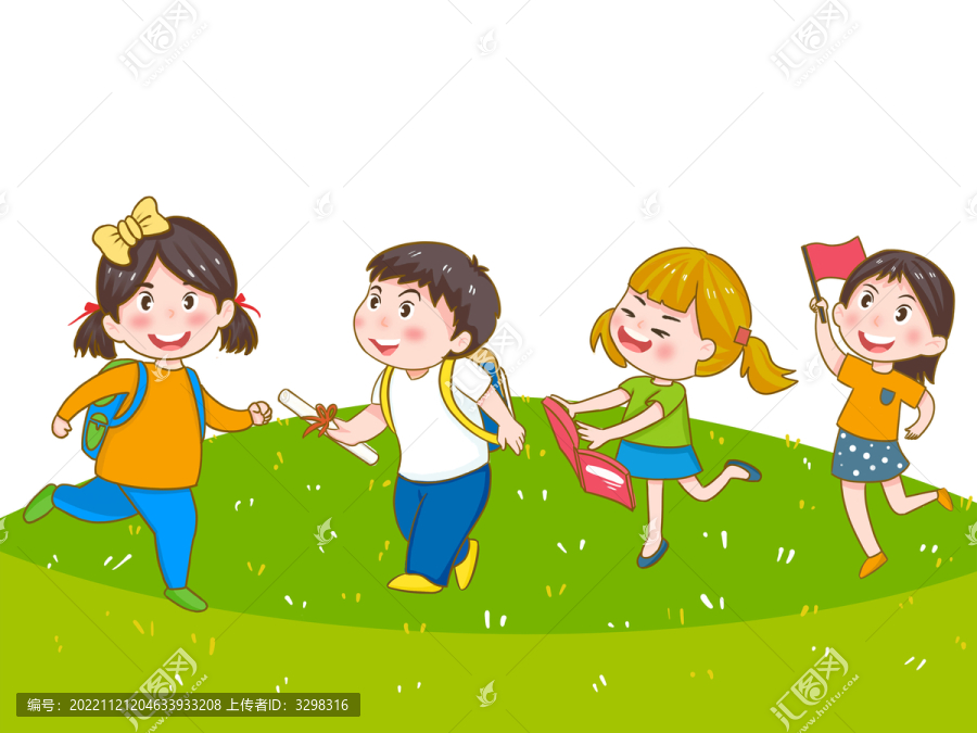幼兒園兒童在一起