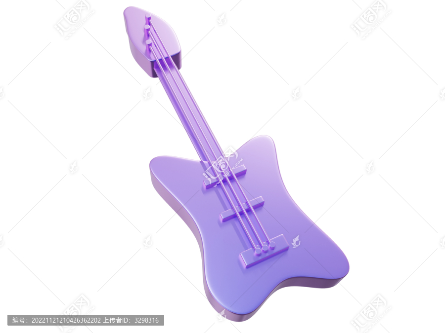 酸性乐器紫色贝斯