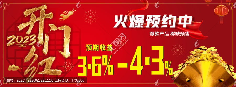 開(kāi)門(mén)紅2023橫幅