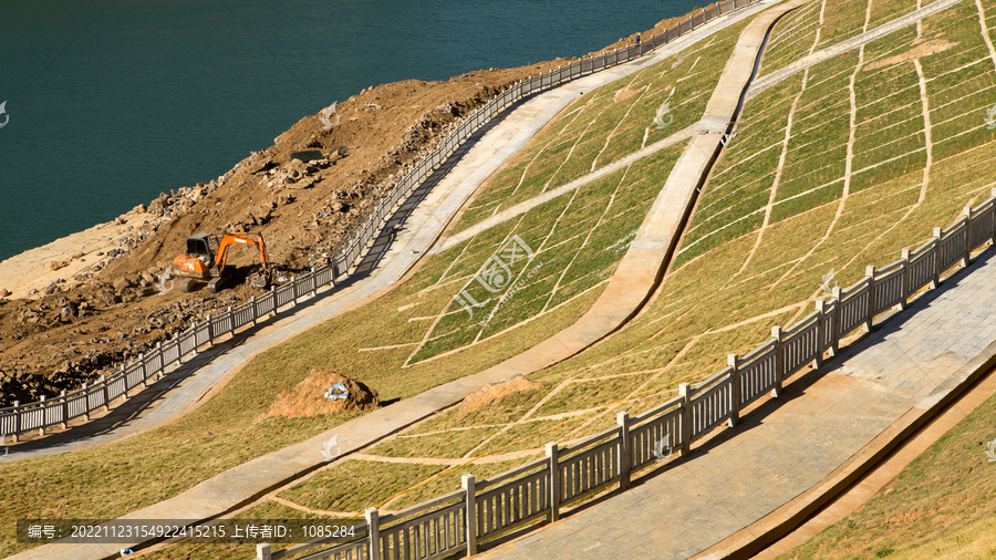 红水河河堤改建