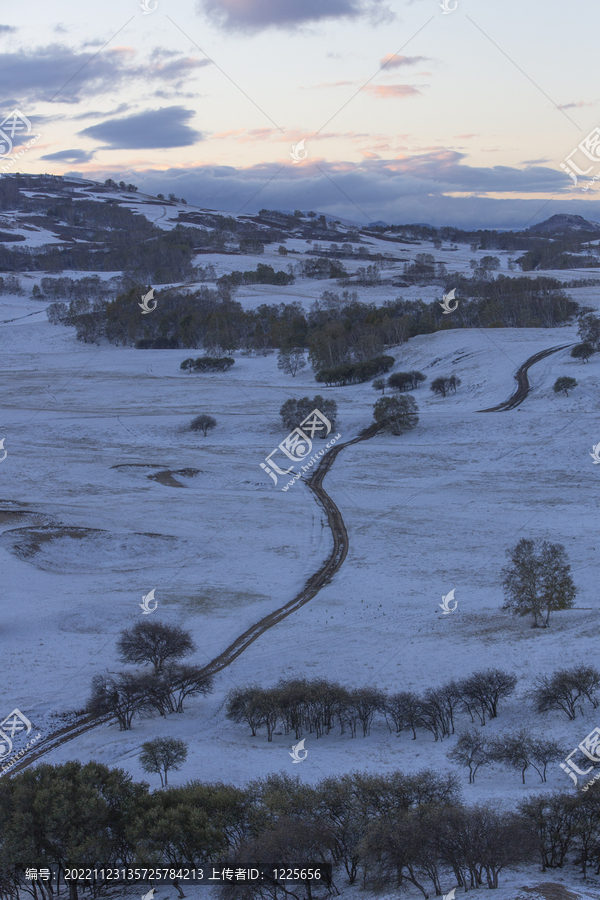 乌兰布统秋后的第一场雪14