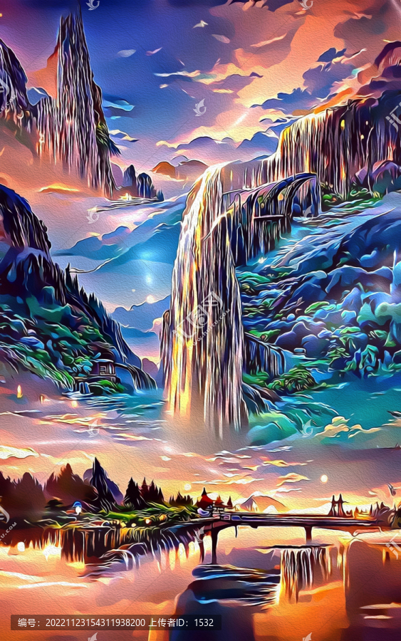 唯美山水畫
