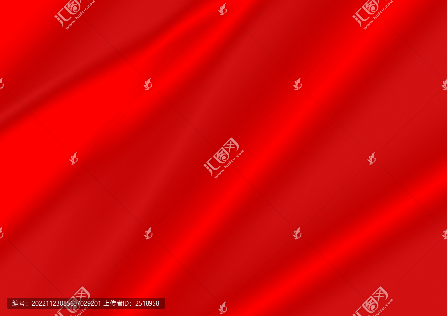 紅色絲綢