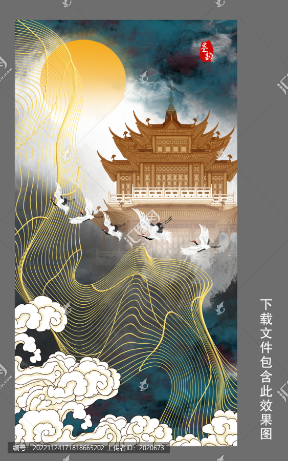 線條裝飾畫