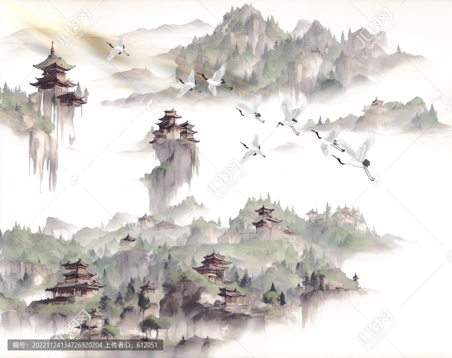 國潮山水
